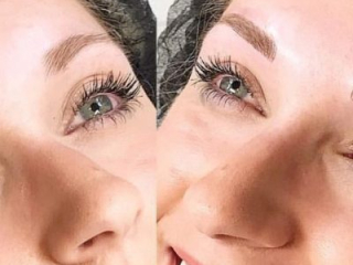 Microblade makeup preparation for a wedding