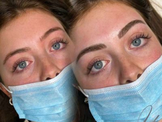 Semi permanent eyebrows - Before and after