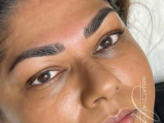 Semi permanent eyebrows - The end result
